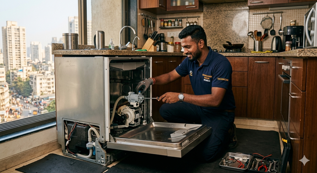 Get in Touch With Us At Our Dishwasher Repair Mumbai To Schedule A Home Repair & Service The Moment You Notice A Problem With Your Dishwasher